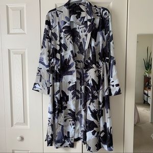NWOT Nic+Zoe Inky Flower Duster Jacket